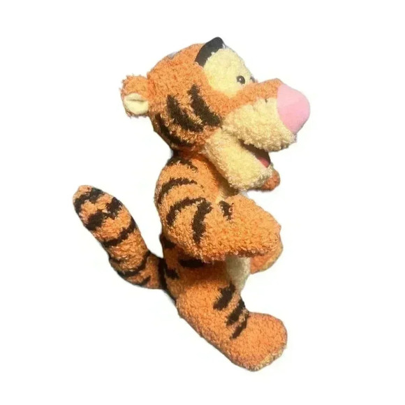 DISNEY TIGGER & PIGLET PLUSH PUSH BELLY SINGS TIGGER THEME 10” RARE - Picture 4 of 15
